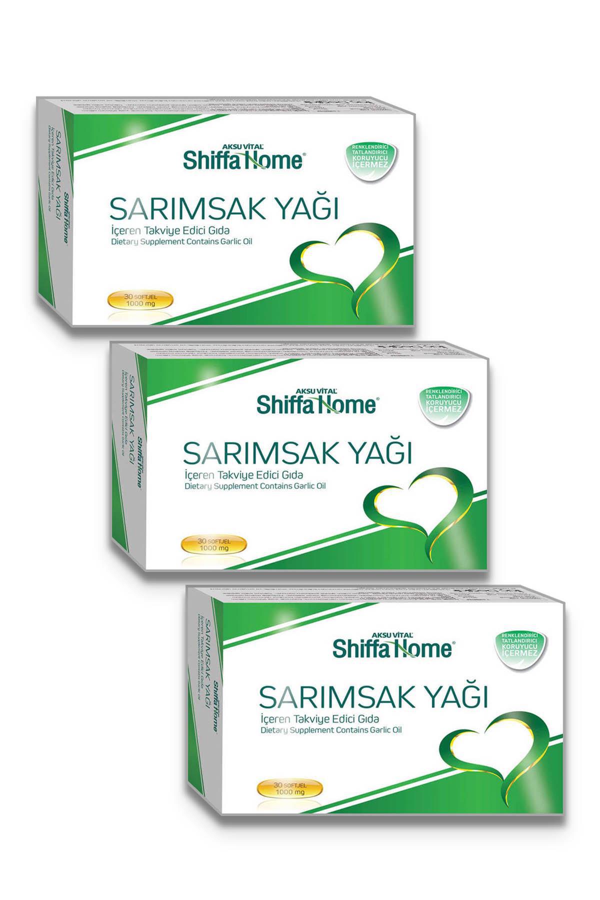 Shiffa Home Aksuvital Shiffa Home Aromasız Yetişkin Bitkisel Besin Desteği 3x30 Kapsül
