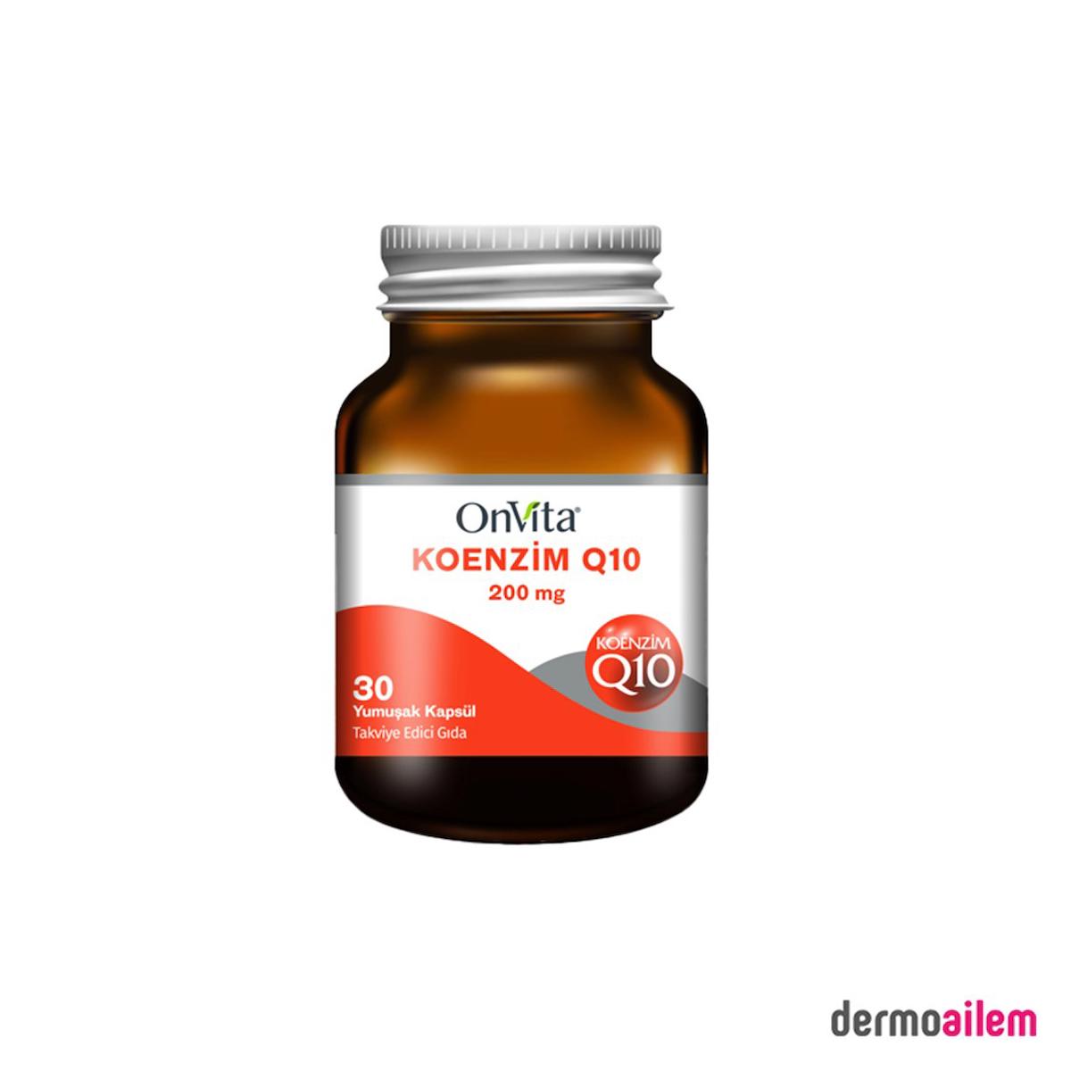 Onvita Koenzim Q10 Aromasız Yetişkin Bitkisel Besin Desteği 30 Tablet