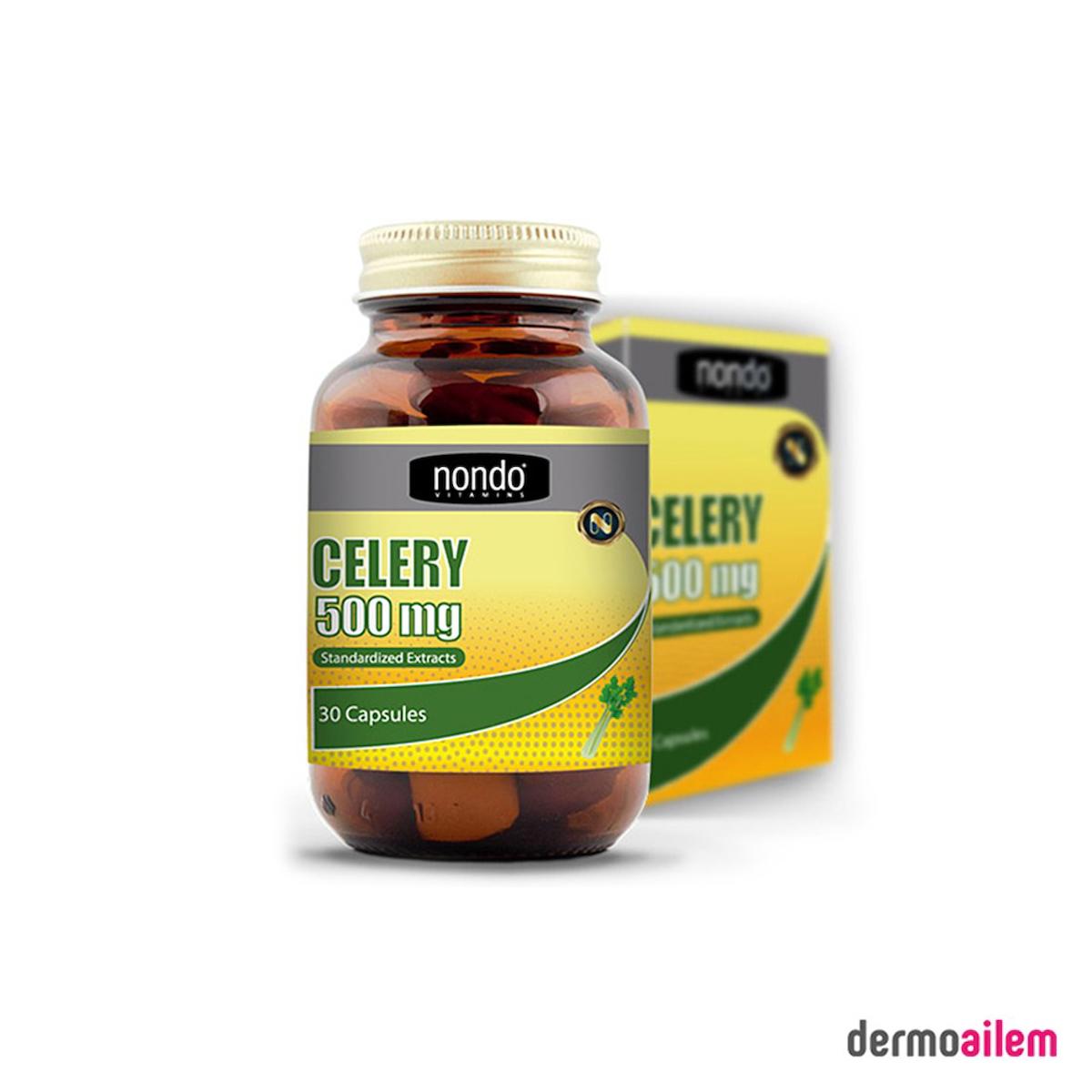 Nondo Celery Sade Çocuk Bitkisel Besin Desteği 30 Kapsül
