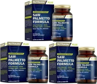 Nutraxin Çinko Sade Yetişkin Bitkisel Besin Desteği 3x60 Tablet