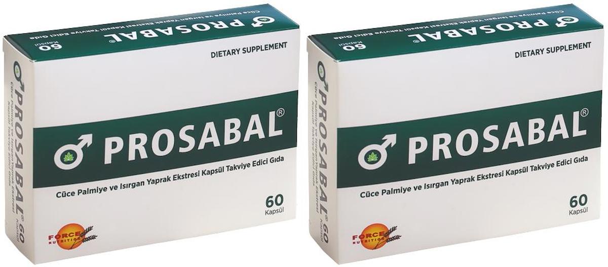 Force Nutrition Prosabal Aromasız Yetişkin Bitkisel Besin Desteği 2x60 Kapsül