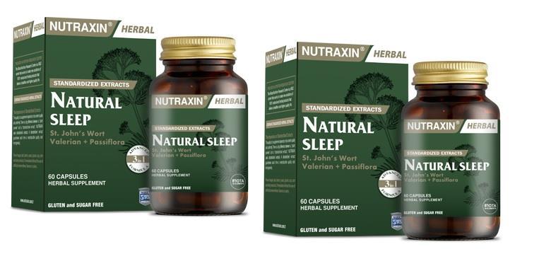 Nutraxin Suger Free Sade Yetişkin Bitkisel Besin Desteği 2x60 Kapsül