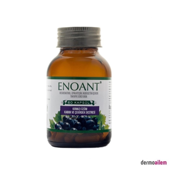 Enoant Kateşin Aromalı Yetişkin Bitkisel Besin Desteği 60 Kapsül