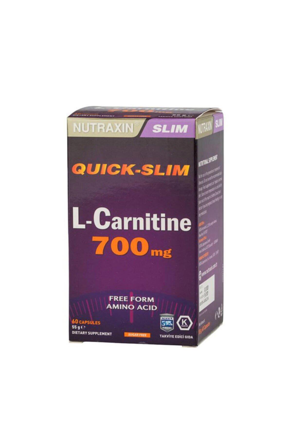 Nutraxin L-Carnitine Sade Yetişkin Bitkisel Besin Desteği 60 Tablet