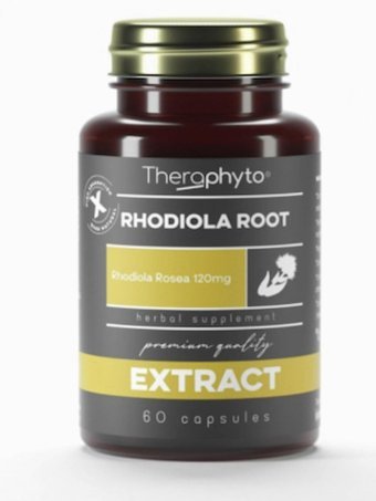 Theraphyto Rhodiola Root Sade Yetişkin Bitkisel Besin Desteği 60 Kapsül