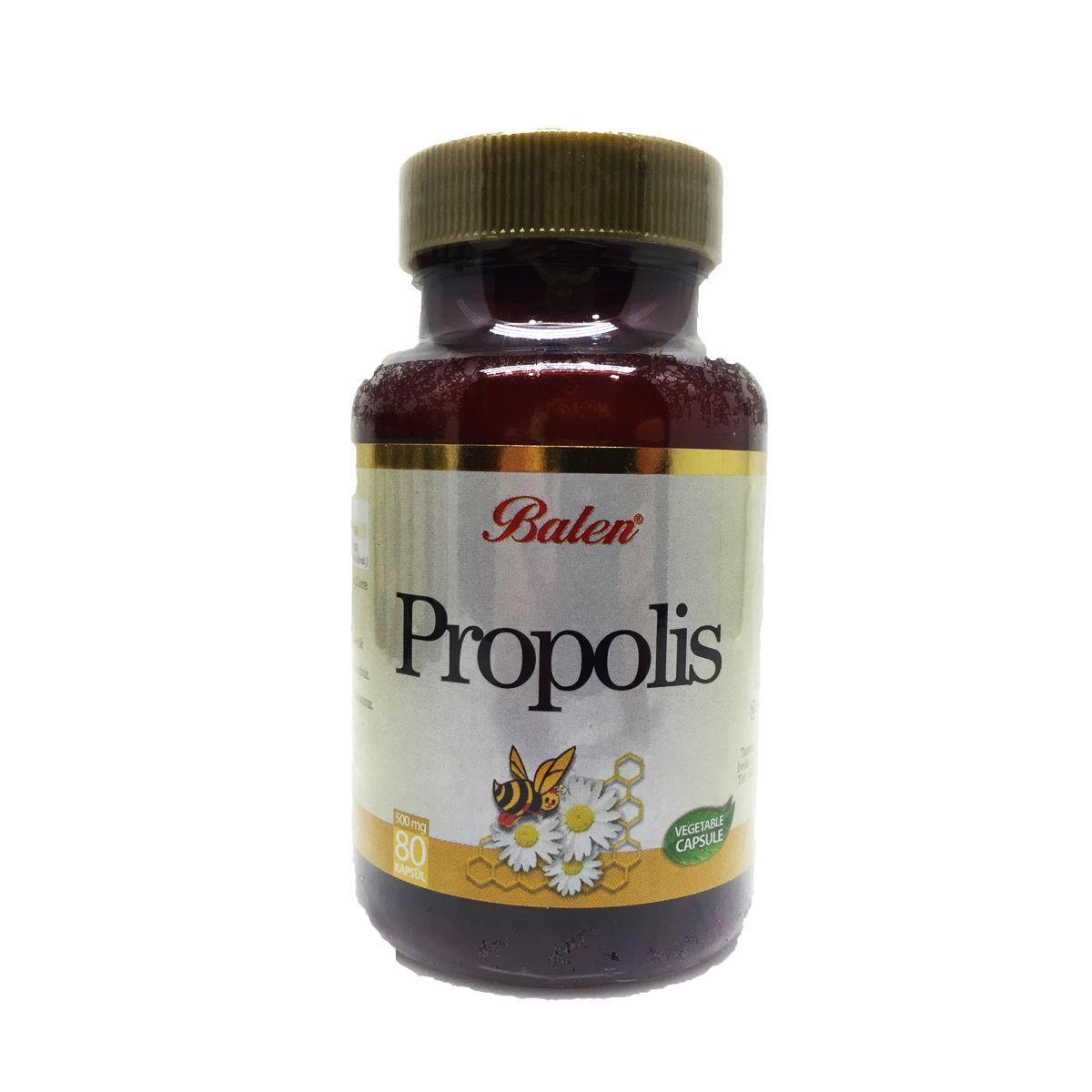Balen Propolis Aromalı Yetişkin Bitkisel Besin Desteği 80 Kapsül