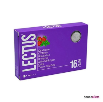 Lectus Drmoailem Aromalı Yetişkin Bitkisel Besin Desteği 16 Tablet