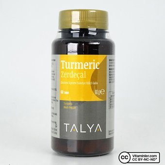 Talya Zerdeçal Aromasız Yetişkin Bitkisel Besin Desteği 60 Tablet