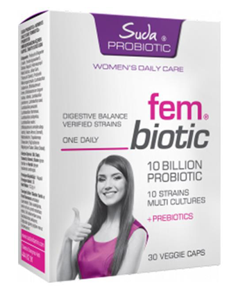 Suda Vitamin Biotic Aromalı Yetişkin Bitkisel Besin Desteği 30 Tablet