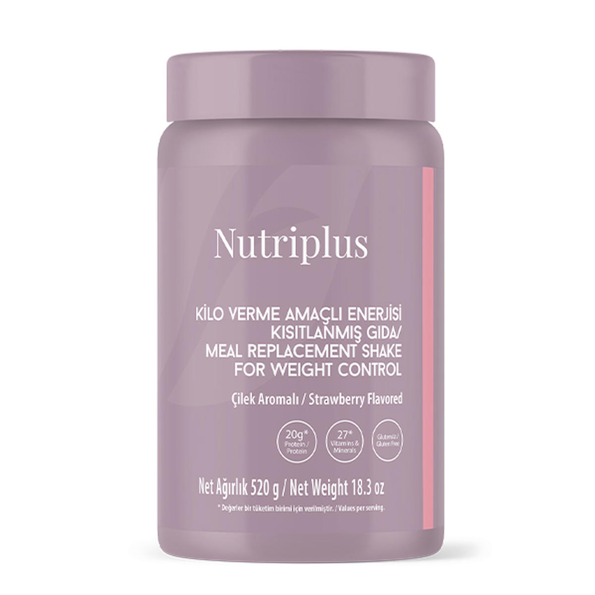 Farmasi Nutrıplus Shake Aromalı Yetişkin Bitkisel Besin Desteği 520 gr