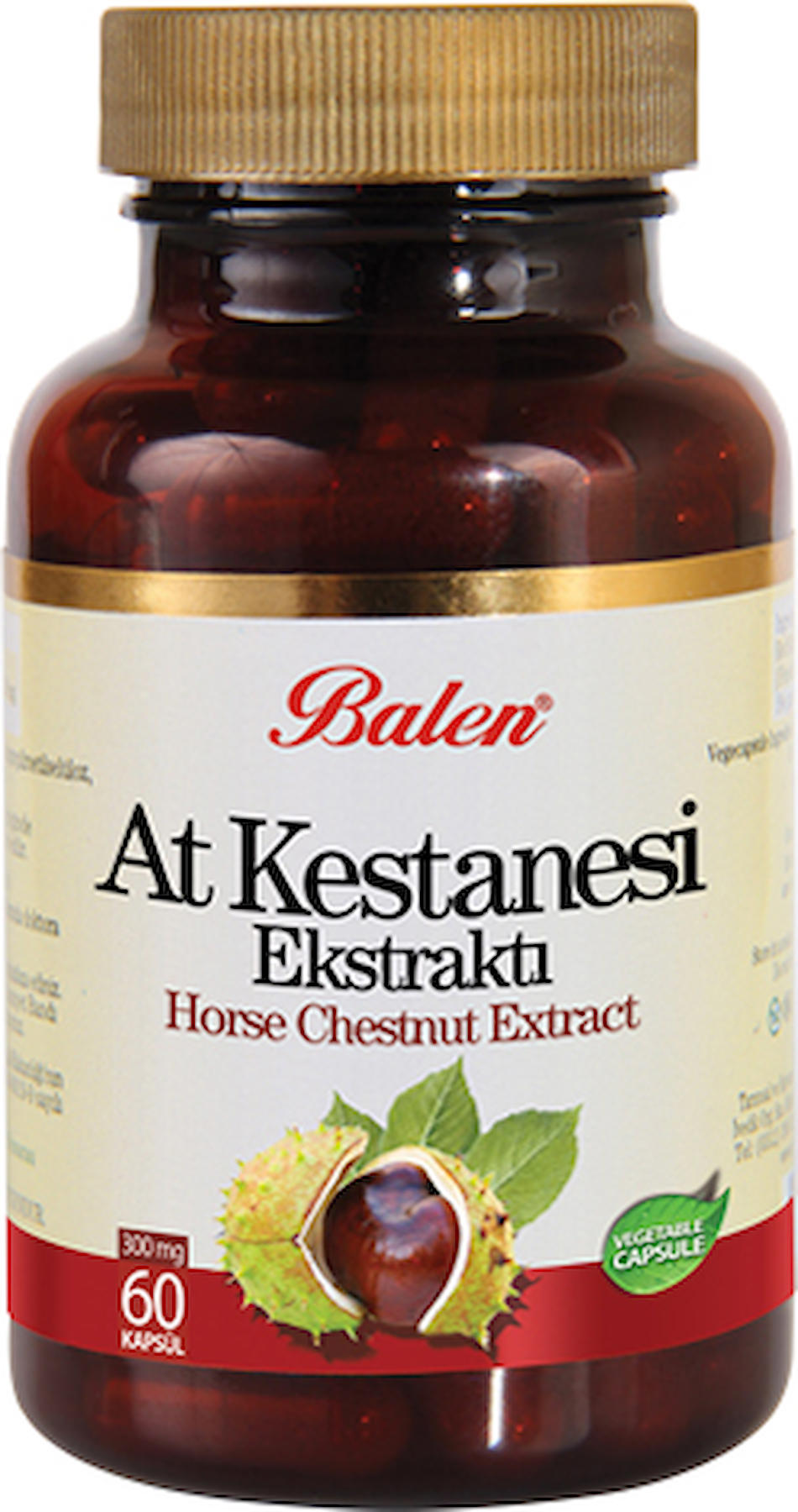 Balen At Kestanesi Aromalı Yetişkin Bitkisel Besin Desteği 300 mg
