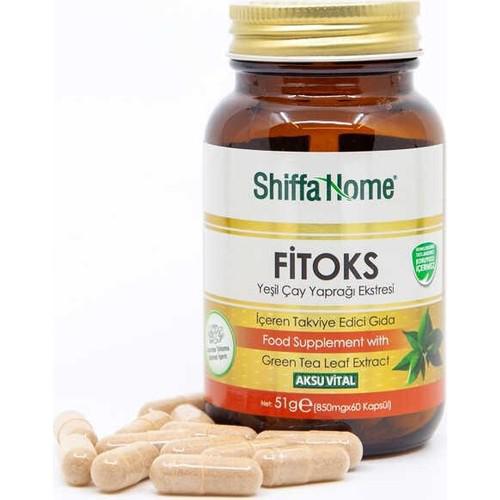 Aksu Vital Shiffa Home Fitoks Aromalı Yetişkin Bitkisel Besin Desteği 60 Kapsül