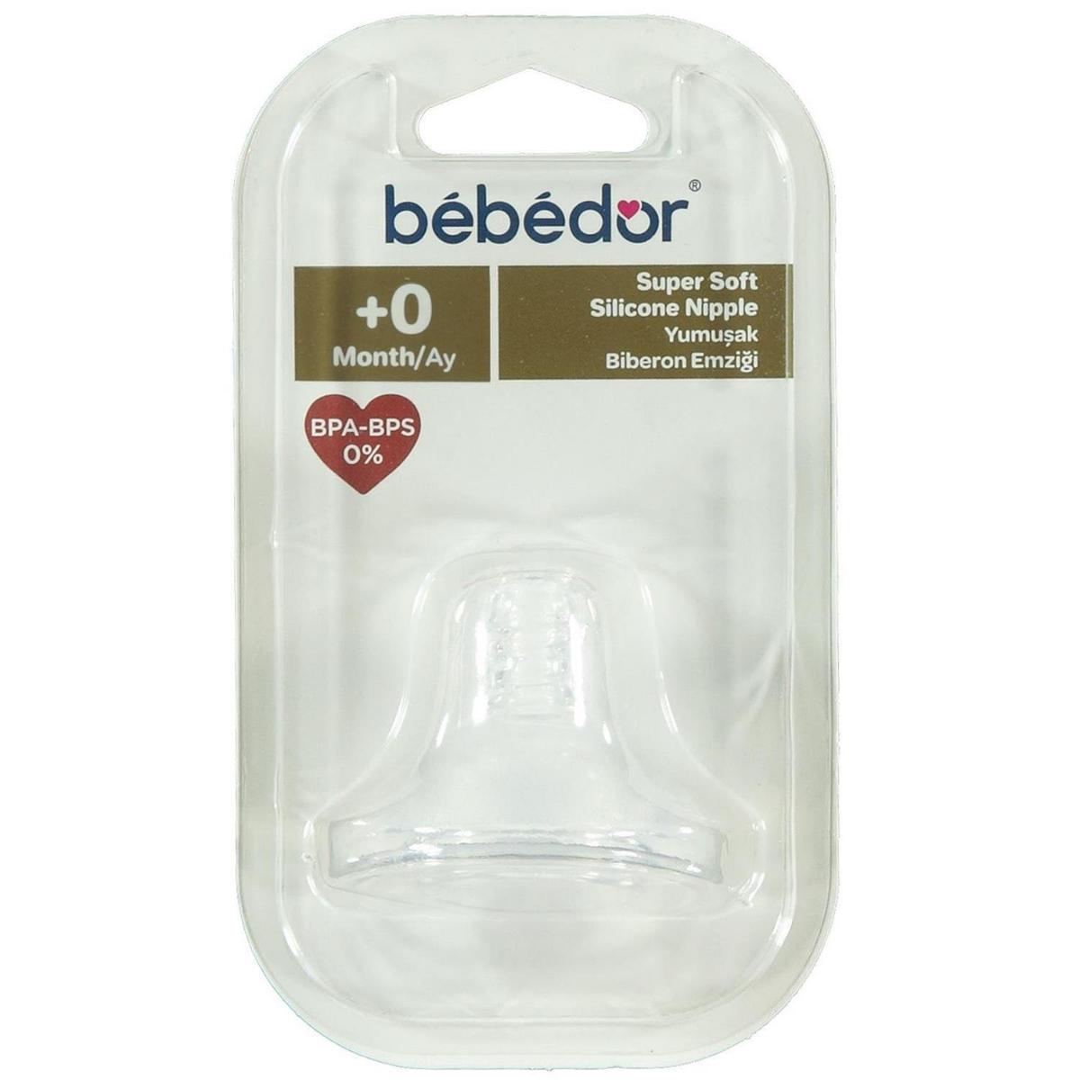 Bebedor 331 Silikon Yenidoğan 0+ Ay Yavaş Akışlı Geniş Ağızlı Biberon Emziği
