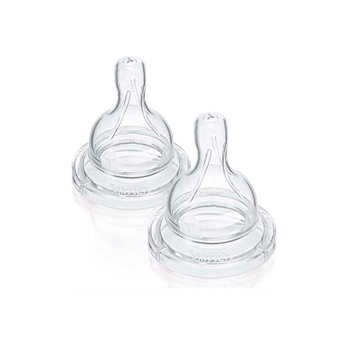 Philips Avent Klasik Silikon 6+ Ay Hızlı Akışlı Geniş Ağızlı 2'li Biberon Emziği