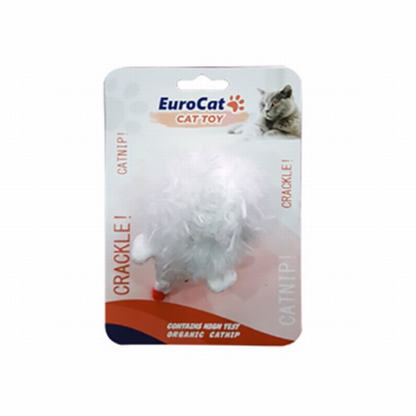 Eurocat Kedi Otlu Tüylü Isırma Yavru-Yetişkin Fare Kedi Oyuncağı