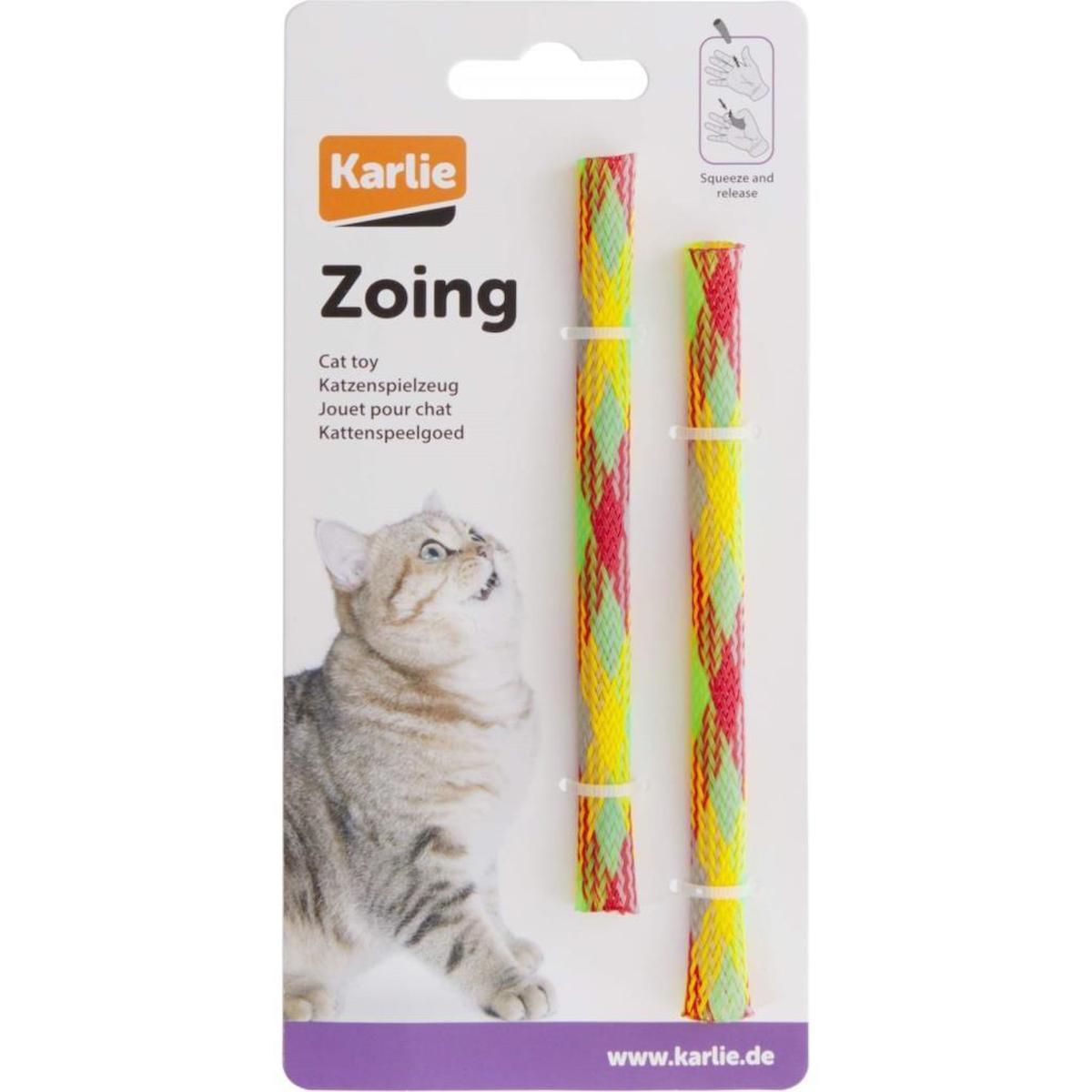 Karlie Zoing Hareketli Isırma Yavru-Yetişkin Çubuk Kedi Oyuncağı