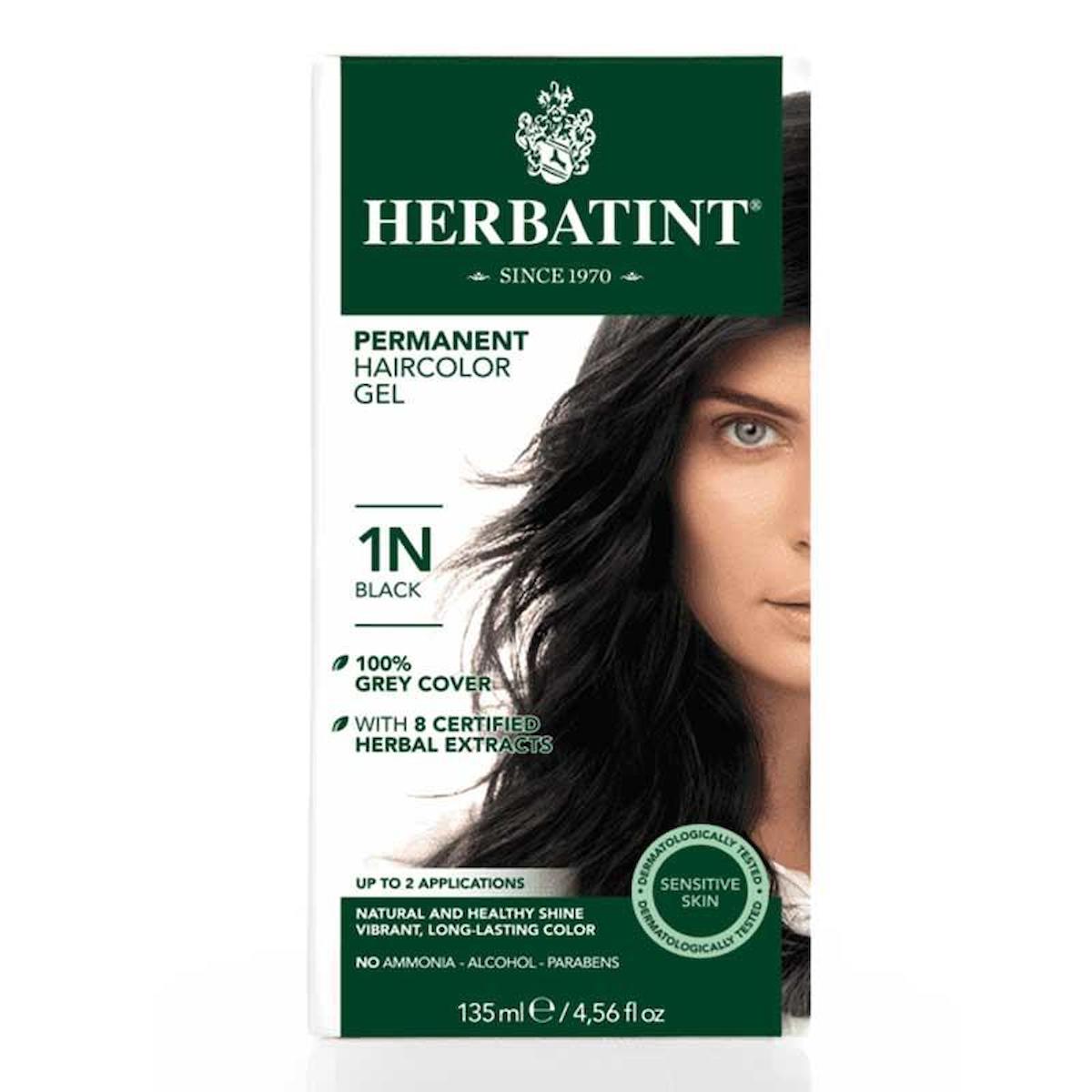 Herbaderm 1N Siyah Krem Saç Boyası 150 ml