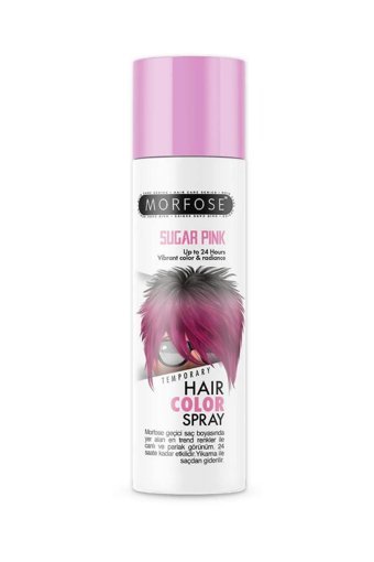 Morfose Pembe Sprey Saç Boyası 150 ml