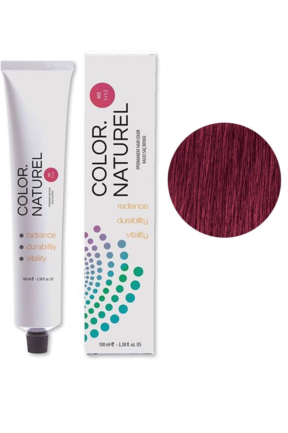 Color Naturel 7.566 Açık Akaju Kızıl Krem Saç Boyası 100 ml