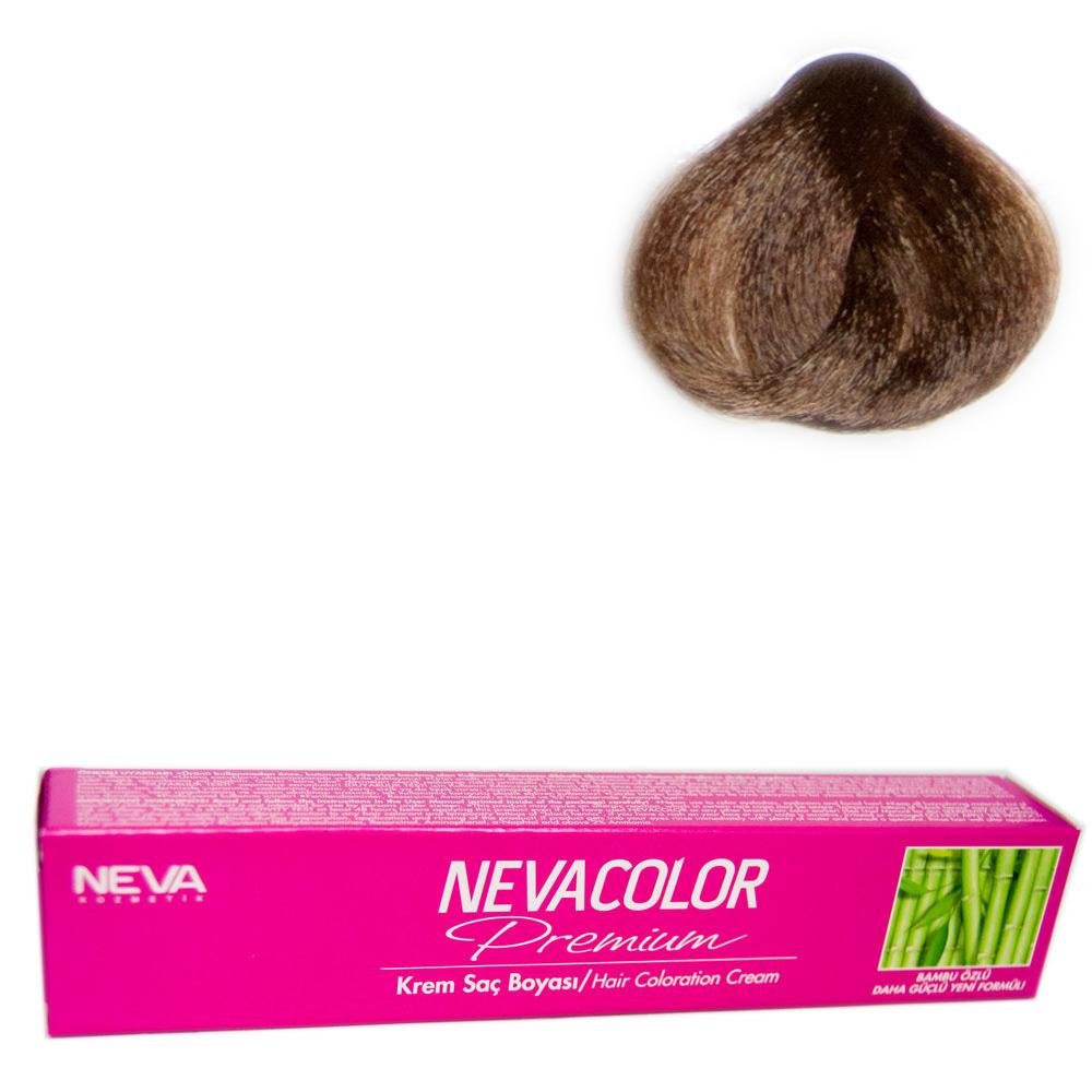 Neva 8.70 Açık Kumral Kakao Kahve Organik Krem Saç Boyası 50 gr