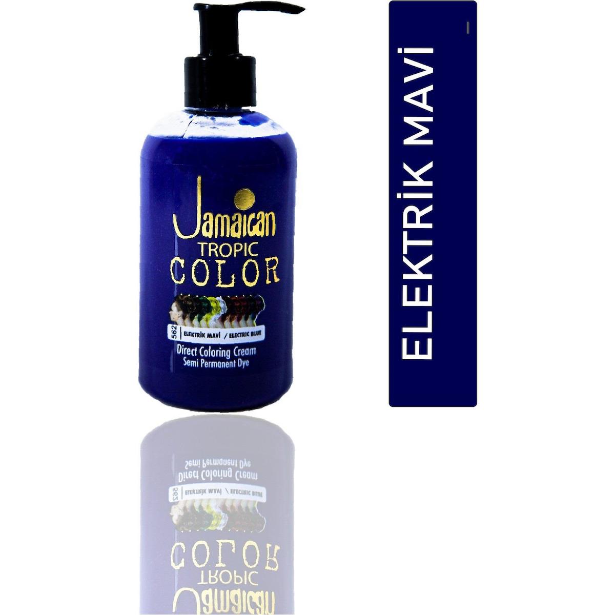 Jeans Color 762 Elektrik Mavi Amonyaksız Krem Saç Boyası 250 ml
