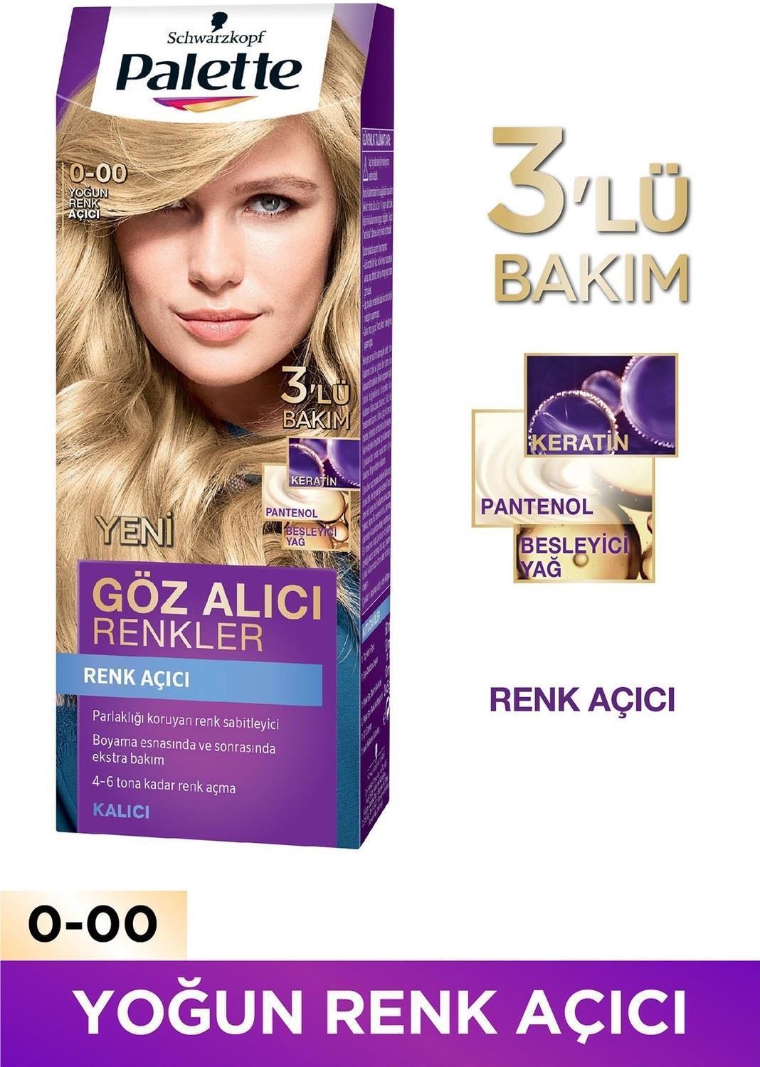 Palette 0.00 Krem Saç Boyası 150 ml