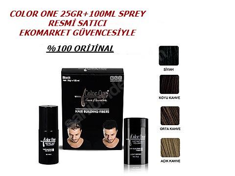 Color One Koyu Kahve Sprey Saç Boyası 25 gr