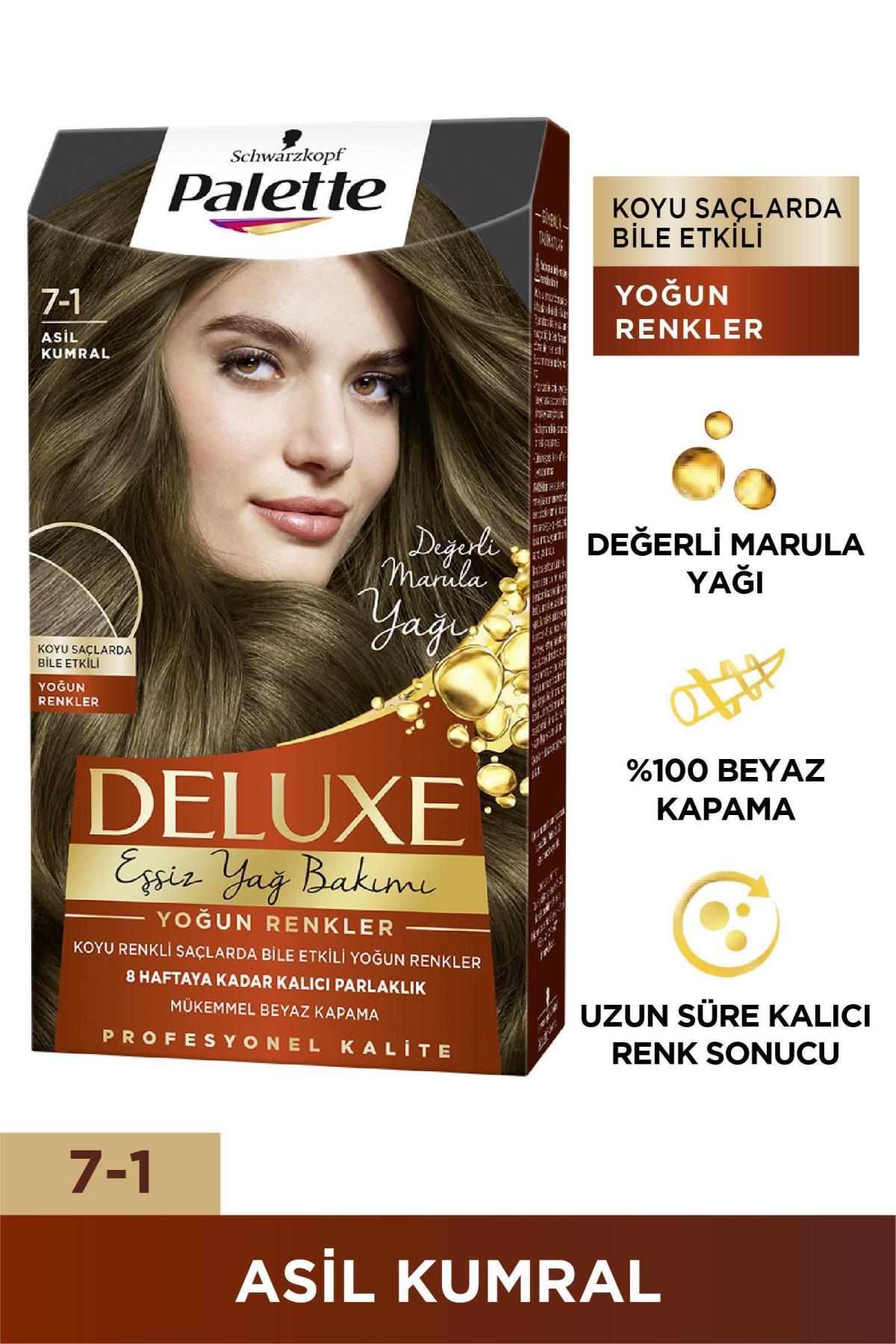 Palette 7.1 Asil Kumral Krem Saç Boyası 50 ml