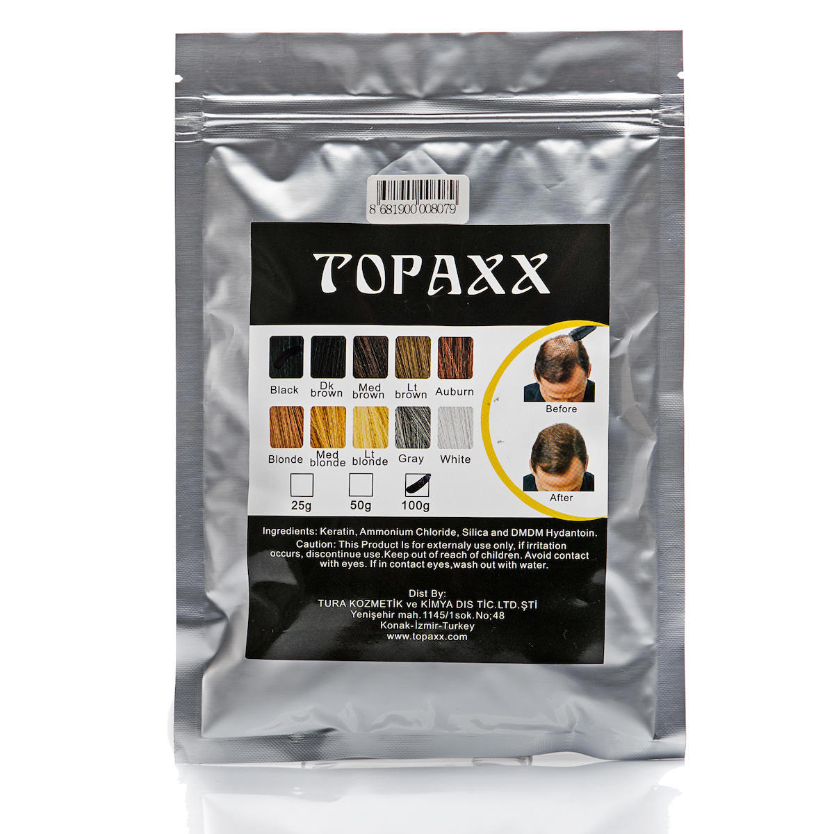 Topaxx Toz Saç Boyası