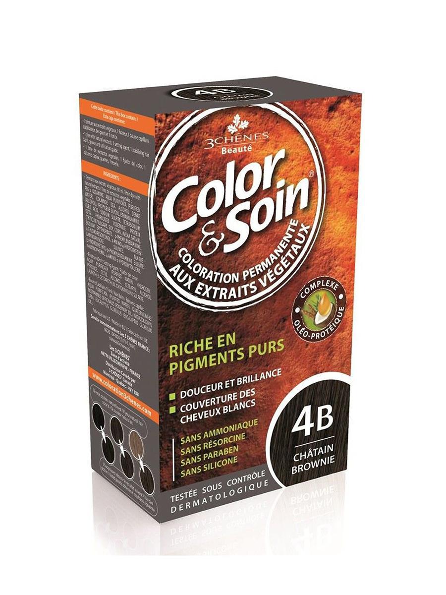 Color Soin 4B Browni Kestanesi Amonyaksız Krem Saç Boyası 120 ml