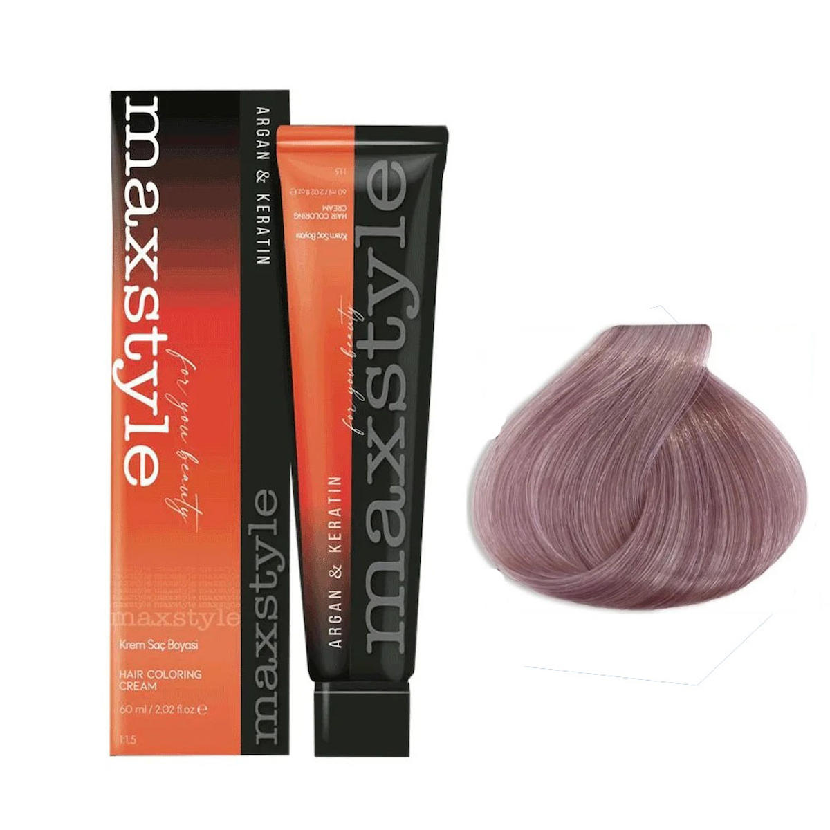 Maxstyle 12.22 Lila Amonyaksız Krem Saç Boyası 60 ml