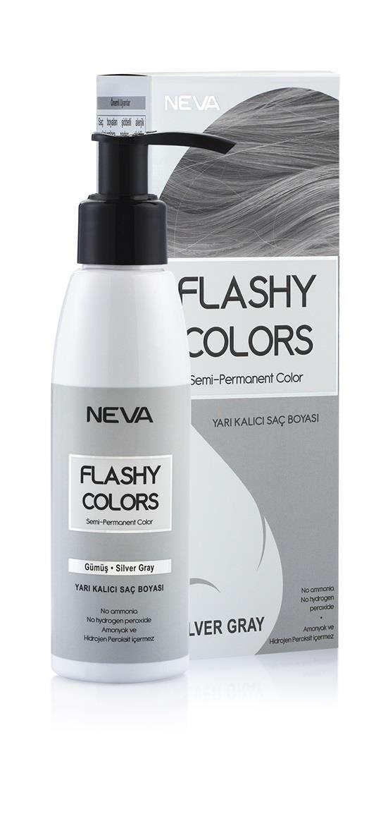 Neva Gümüş Gri Krem Saç Boyası 100 ml