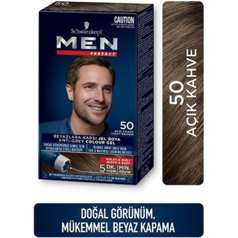 Schwarzkopf 50 Açık Kahve Krem Erkek Saç Boyası
