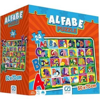 Urfakent Alfabe 24 Parça Yer Puzzle
