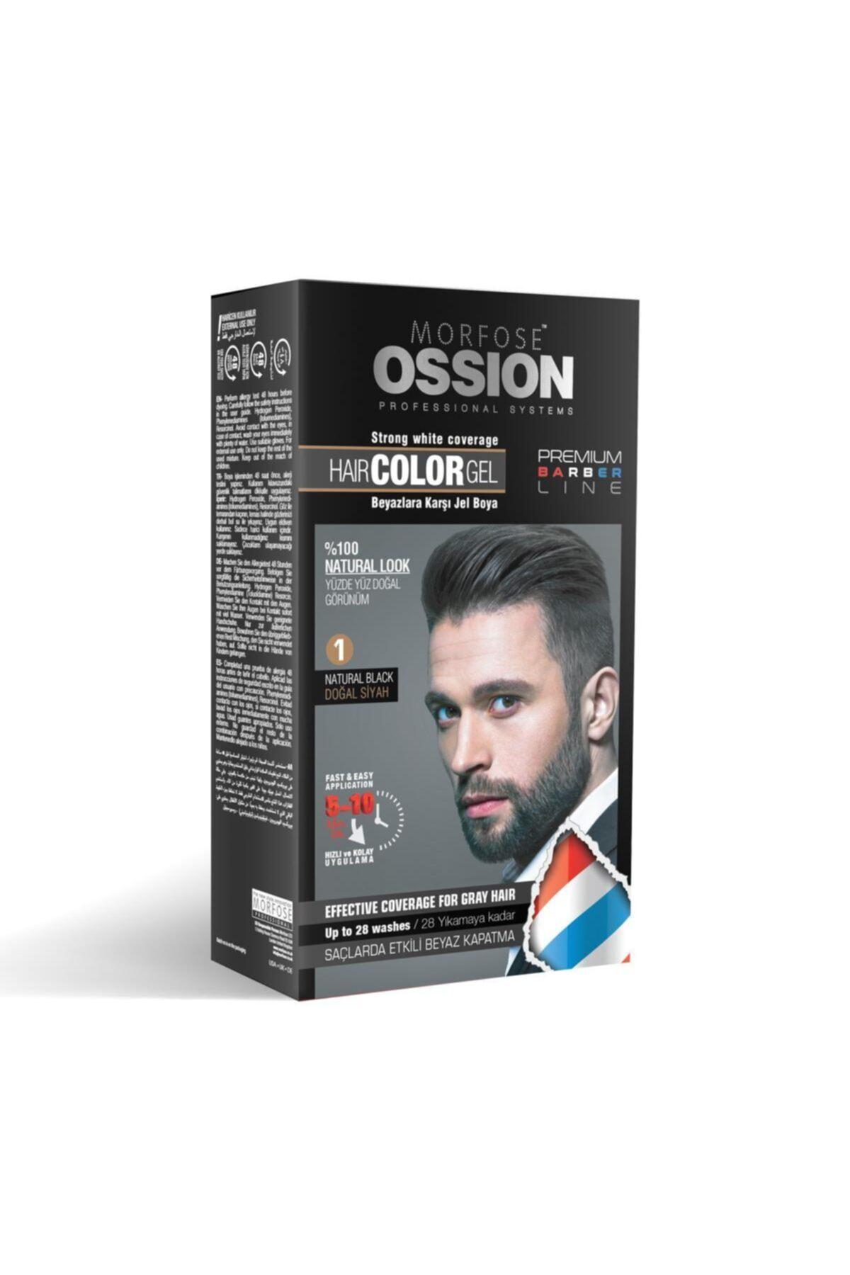Ossion 1 Amonyaksız Jel Erkek Saç Boyası 40 ml