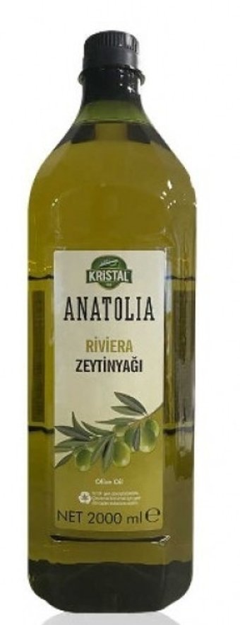 Kristal Anatolia Polifenolsüz Olgun Hesap Pet Riviera Zeytinyağı 2 lt