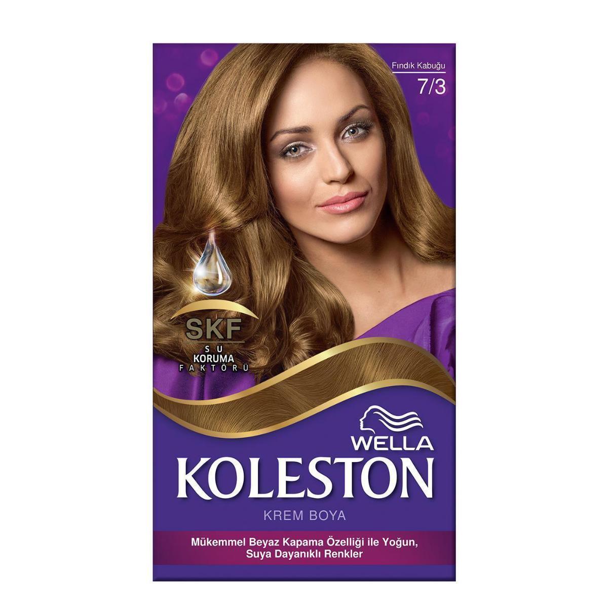 Wella Koleston 7.3 Fındık Kabuğu Krem Saç Boyası 50 ml