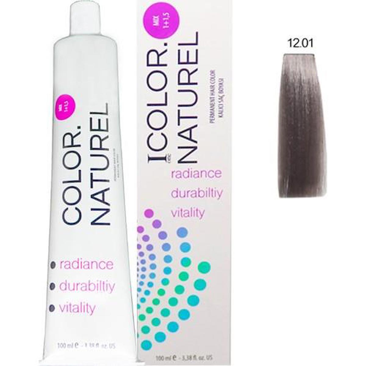 Color Naturel 12.01 Küllü Platin Krem Saç Boyası 100 ml