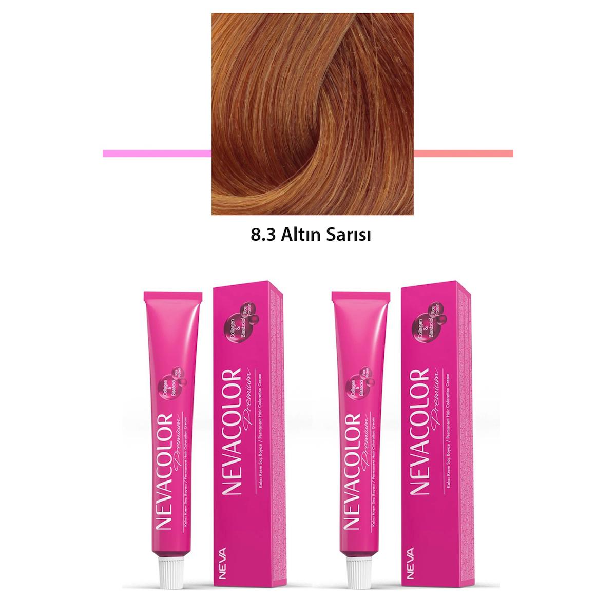 Shopping Store 8.3 Altın Sarı Krem Saç Boyası 50 gr