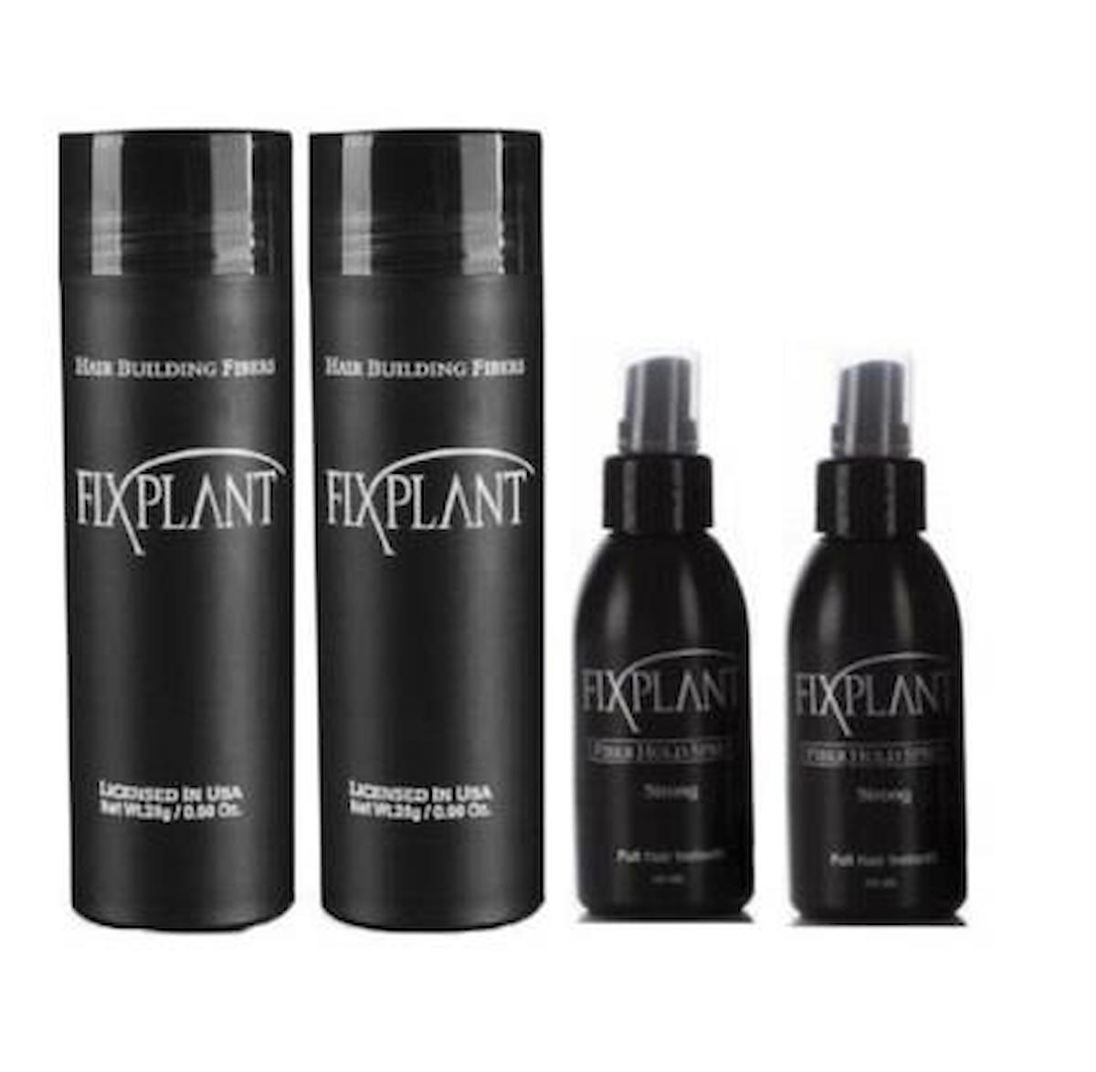 Fixplant Siyah Sprey Saç Boyası 2x28 gr