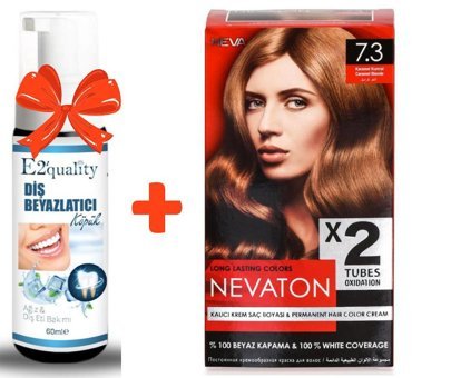 Fırat Kozmetik 7.3 Karamel Kumral Krem Saç Boyası 2x50 ml