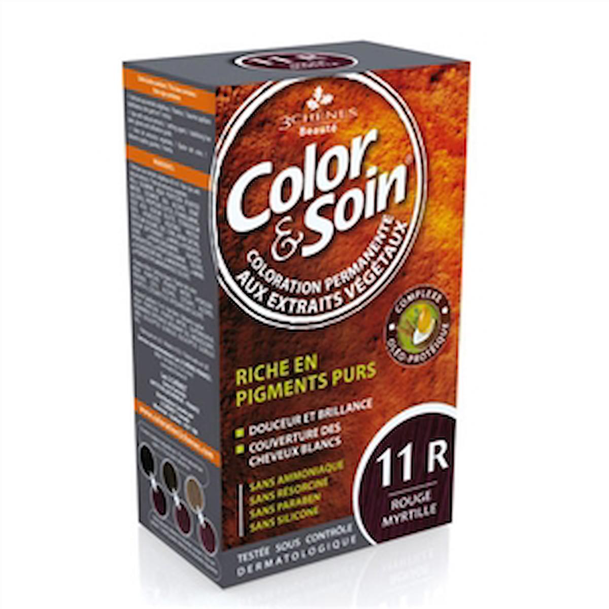 Color Soin 11R Yaban Mersin Kızılı Organik Krem Saç Boyası 120 ml