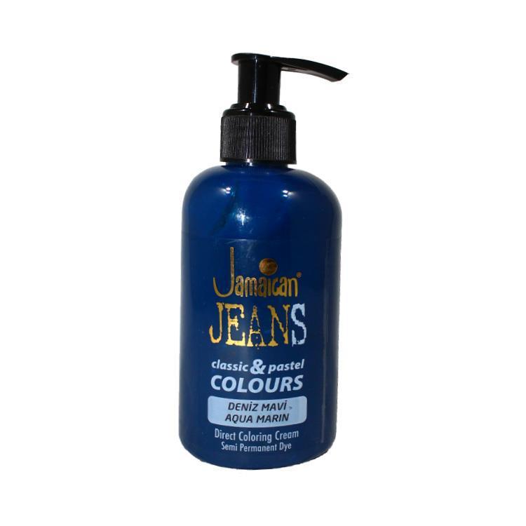 Jeans Color 518 Deniz Mavisi Amonyaksız Krem Saç Boyası 250 ml