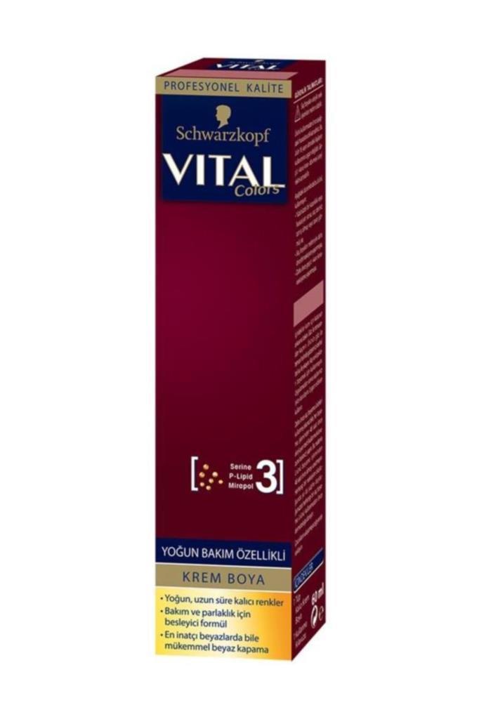 Vital 3.0 Koyu Kahve Krem Saç Boyası 60 ml