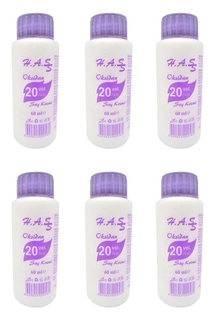Has 20 V Oksidan Jel Saç Boyası 6x60 ml