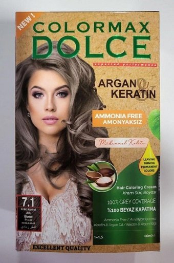 Colormax 7.1 Küllü Kumral Amonyaksız Krem Saç Boyası 60 ml