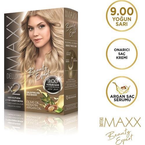 Maxx 9.00 Yoğun Sarı Krem Saç Boyası 60 ml
