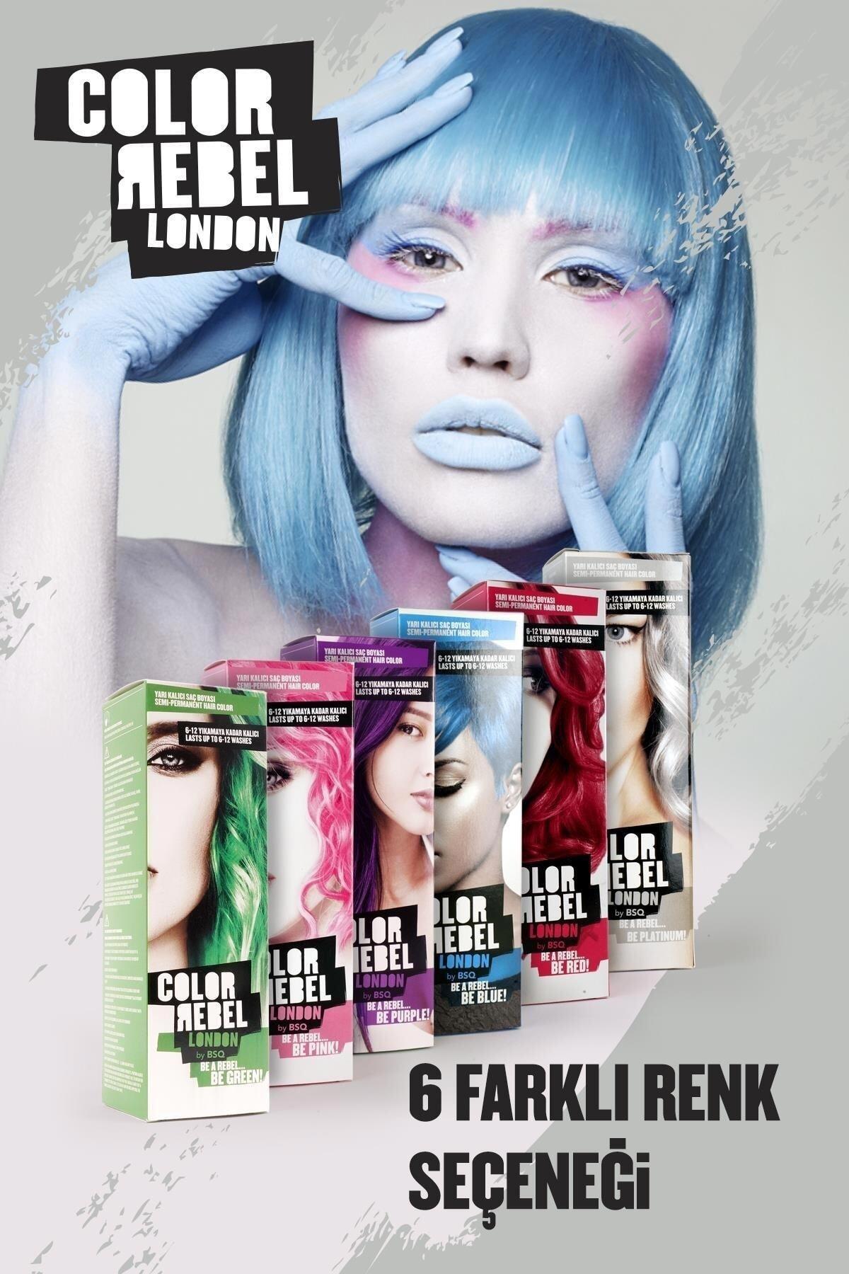 Color Rebel Yeşil Amonyaksız Krem Saç Boyası 100 ml