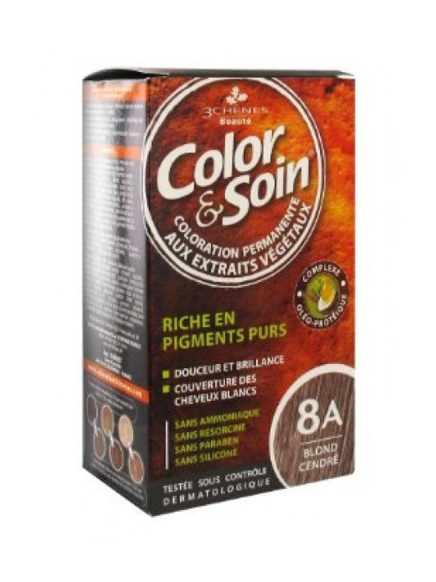 Color Soin 8A Açık Bakır Sarı Amonyaksız Krem Saç Boyası 120 ml