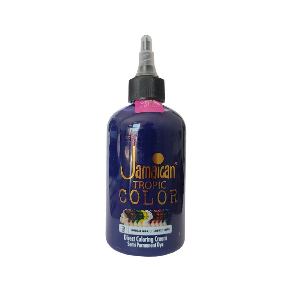 Jeans Color 588 Kobalt Mavi Amonyaksız Krem Saç Boyası 250 ml